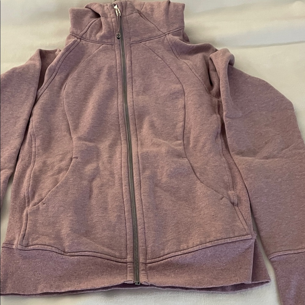 Lululemon lavender Zip-Up Hooded Sweatshirt